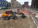 Shovel met Tegelklem