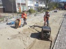 Voorbereiding bestraten