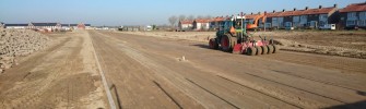 Machinaal straten Leerdam